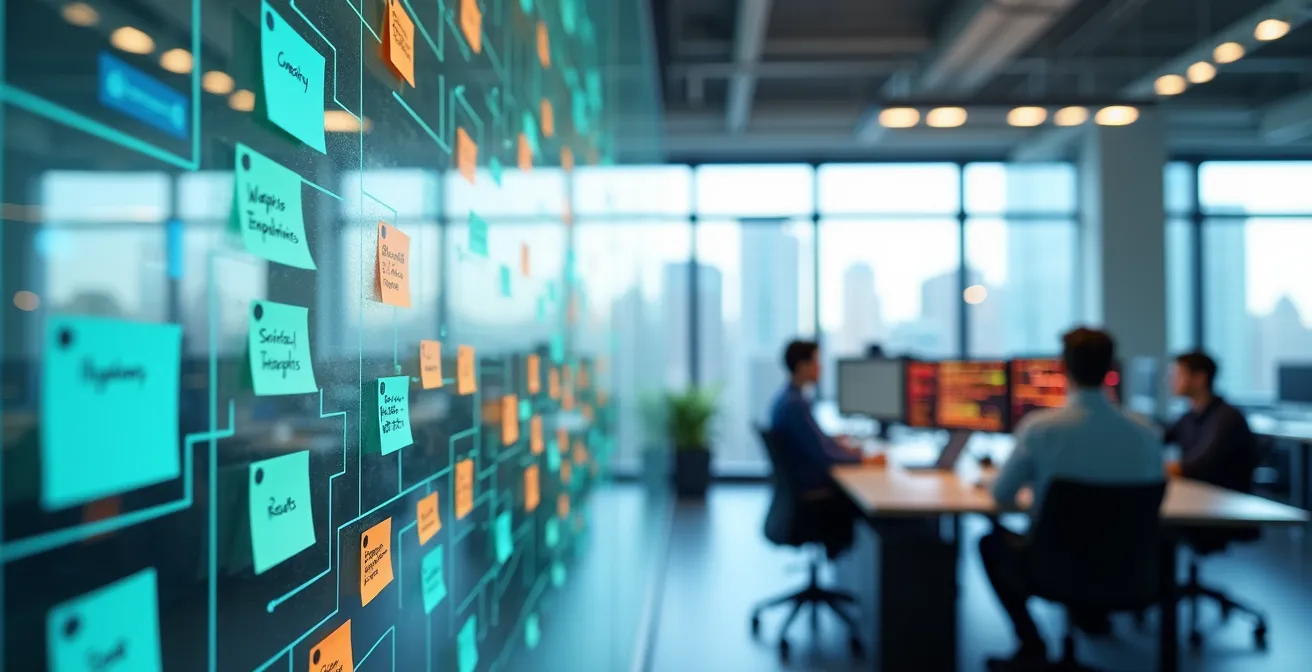 Visual representation of SR&ED documentation workflow for software development