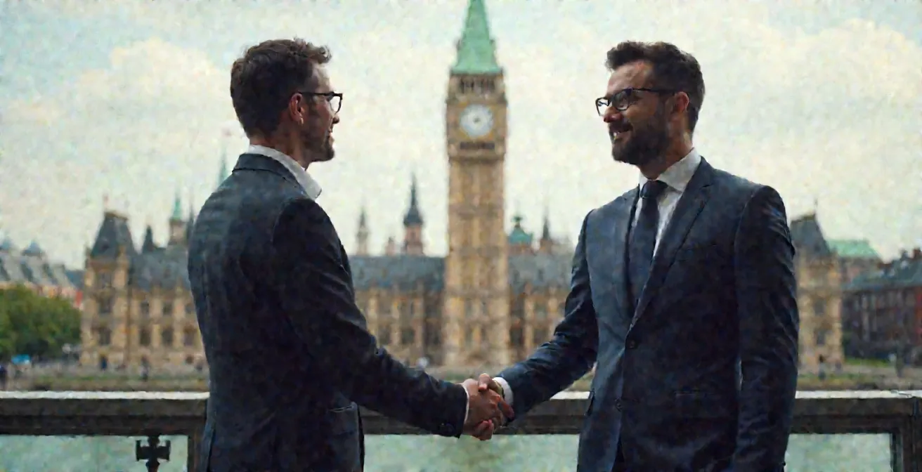 Professional negotiators meeting near Parliament Hill in Ottawa