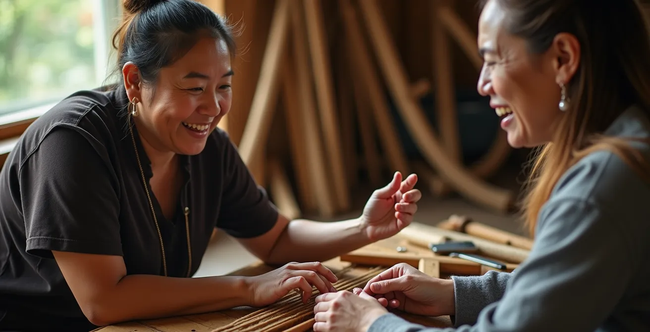 Human connection in sustainable tourism through Indigenous cultural exchange