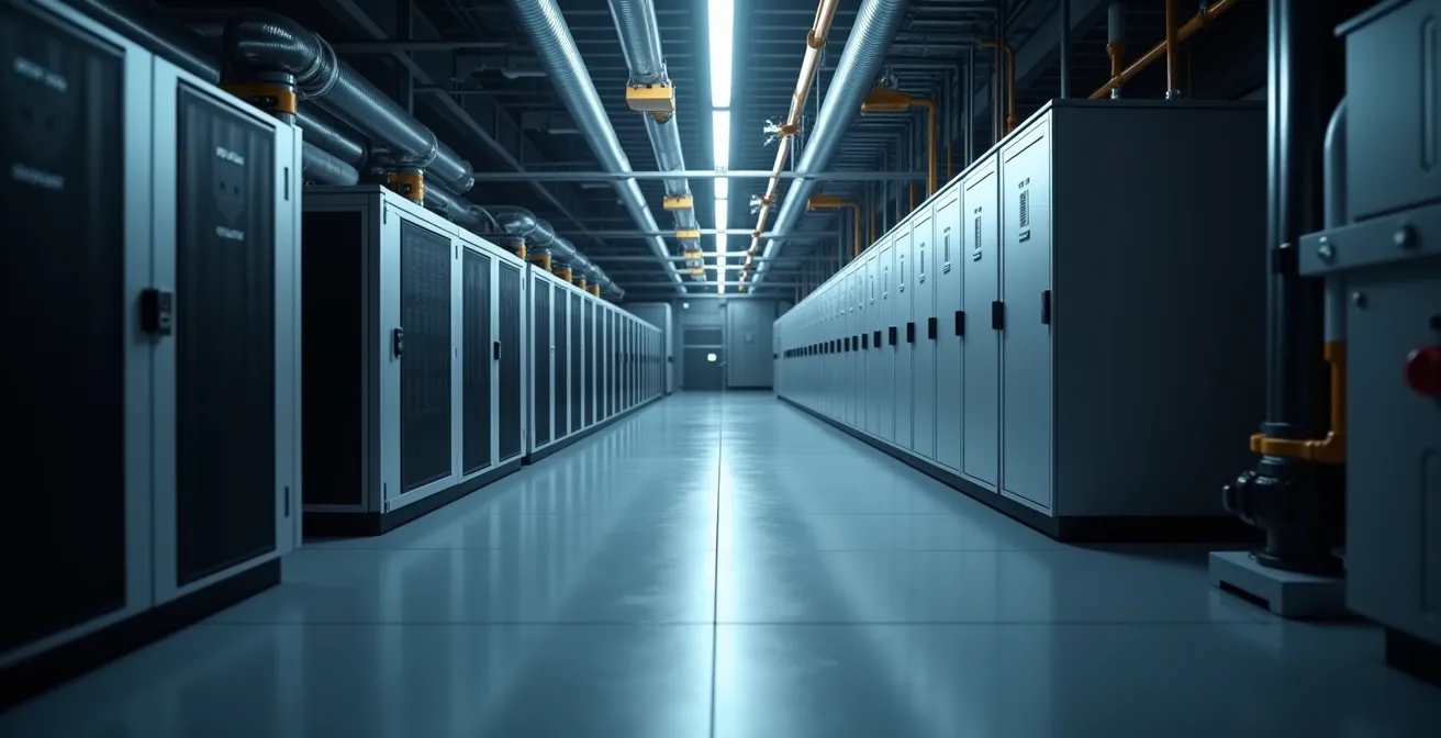 Side-by-side comparison of lithium-ion and vanadium flow battery systems in industrial setting