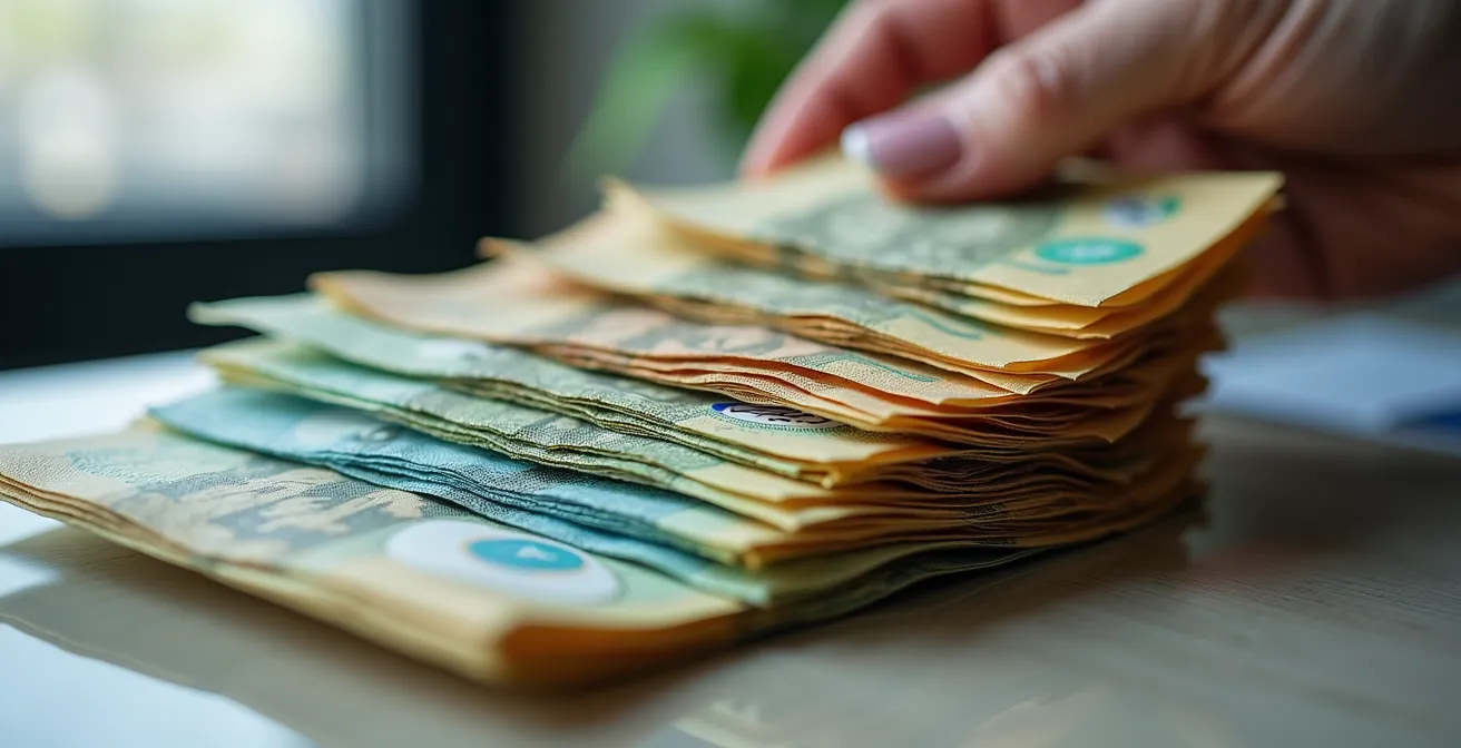 Layered visualization of stacked financial incentives from federal provincial and municipal levels